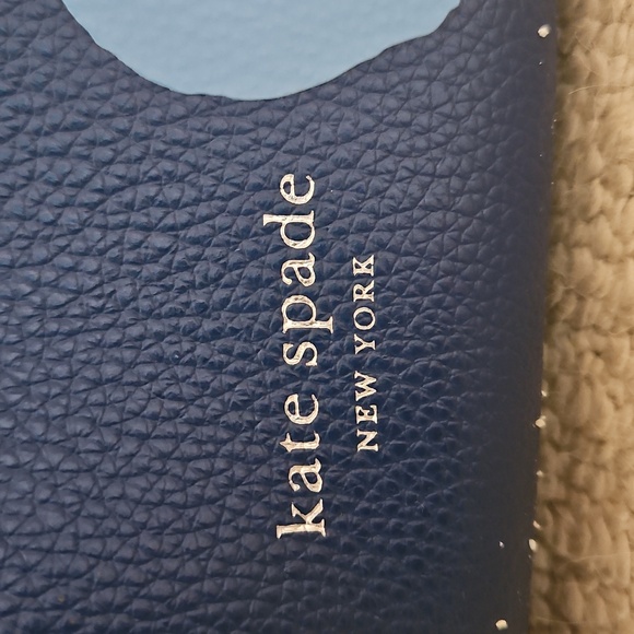 Kate Spade Navy and Lemon Print Shoulder Bag and Matching Wallet - Picture 4 of 8